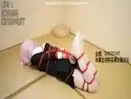 Asian Cosplay Bondage White Pantyhose