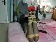 Bondage On Bed