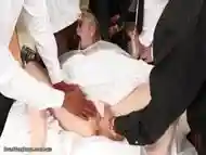 Bound Bride Anal Gangbang Fucked