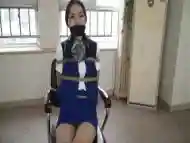 Chinese Bondage - Chair Tied &amp; Gagged