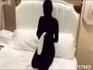 Chinese Girl Shackled, Hooded, Orgasm