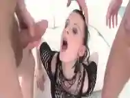 Double Anal Piss Swallowing Pet Whore