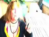 Mistress Augusta Smoking With Holder