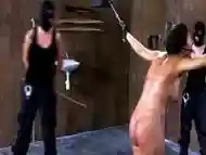 Severely Whipped and Caned in public