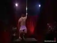 Stripper With Big Round Ass is Taken from the Club and Gangbanged by Customers