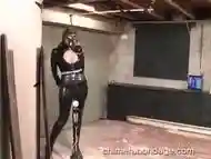 The Latex Slut Pleasuring Herself In Her Sexy Catsuit