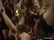 The Most Intense Public Femdom Pajama Party Ever!