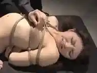 A poor babe gets her brains fucked out after bondage