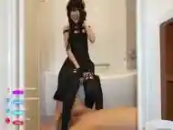 Anime Character In Japanese Cosplayer Cosplays As An And Gives A Footjob And Peeing