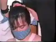 Asian Woman Tied &amp; Gagged