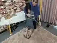 Chinese Bondage - Bound In Fishnet