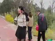 Chinese Girl Public Bondage