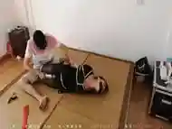 Chinese Hogtied And Bound