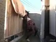 Girl In Balcony Of Her House