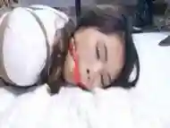 Hogtied Asian Babe