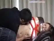 Japanese Bondage - Tied On Couch