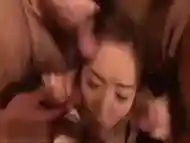 Japanese beauty bondage gangbang