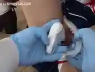 Restrained Girl With Vibrator Observation