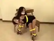 Sweet Asian chicks here hogtied