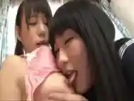 lesbian schoolgirls bond after bondage