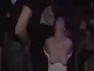 Redhead slave group fucked in bar