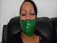 Black Girl Gagged Tight!