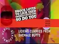 Brock Loves to lick used shemale butts and so do you
