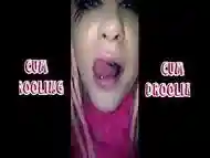 Cum Drooling with slurping sounds extended