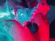 Foot Worship, Tickling Fetish &amp_ Wax Play with Latin Girl - 53 Minutes of Video.