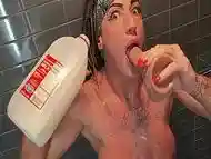 I fuck bathed in milk Part 1