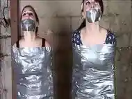 Mummified Stepsisters Bound And Gagged