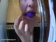 Self Gagging Model in The Shower