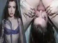 Young Tattoo Model Throatpied, ROUGH Fucked And Pumped Full Of Cum - PREMIUM