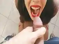 drinking piss without stopping more than 3 liters and cum swallow