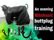 Bitch Suit Custom Leather Bitchsuit Femdom Male Slave Training Zero Miss Raven Mistress Bondage BDSM Puppy Play FLR