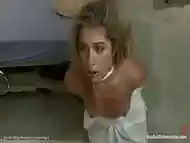 Dude ties and fucks blond nurse