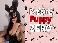 Femdom Pegging Puppy Zero BDSM Bondage Strap On FLR Male Training Zero Miss Raven Dominatrix Humiliation