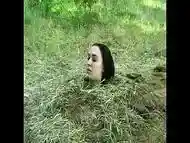 Forest bdsm burial and bizarre domination of slavegirl