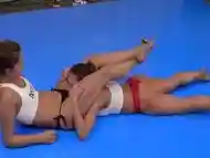 Girls Wrestling Foot Domination Headscissor SGP Domination