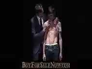 Gorgeous slave boy gets jerked off and fucked hard by master daddy-BOYFORSALENOW.COM