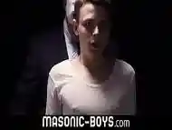 Hot twink boy takes asshole initiation from butt plugs and bareback cocks MASONIC-BOYS.COM