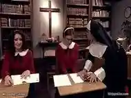 Huge tits nun whips bound coeds