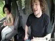 Little hitchhiking slut Holly Hendrix fucked rough and hard