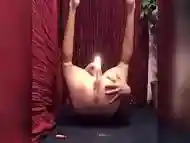 MASTURBATING WITH A LIT CANDLE IN MY ASSHOLE