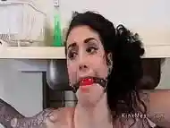 Monster tits wife banged in bondage