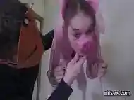 Nasty chick is brought in ass hole asylum for harsh therapy