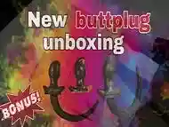 New Buttplug Order Unboxing Huge Sex Toys Miss Raven Training Zero Femdom FLR Bondage BDSM Butt Plug Silicone Puppy Play