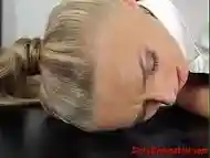 Secretary mistress gets banged before titfuck