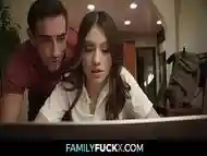 Stepbro Catches Watching Porn Handcuffs Her And Fucks