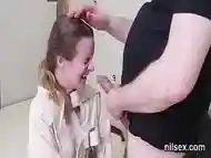 Wacky girl is brought in anal madhouse for uninhibited treatment